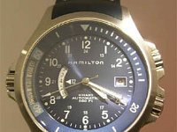 Hamilton Khaki GMT blue Basel 2004